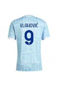 Fotbalové Dres Juventus Dusan Vlahovic #9 Venkovní Oblečení 2025-26 Krátký Rukáv